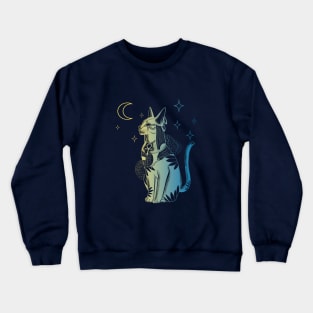 Moonlight bastet Crewneck Sweatshirt